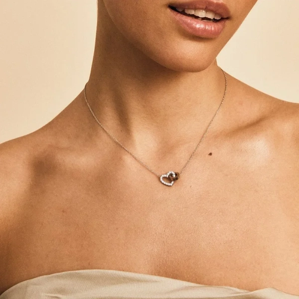 Eternal Heart Necklace Steel - Edblad - Snabb frakt & paketinslagning - Nordic Spectra