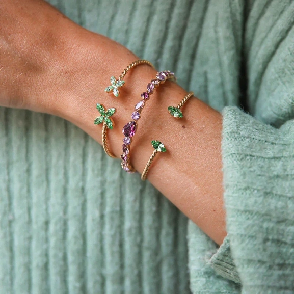 Petite Navette Bracelet Gold Peridot - Maria Black - Snabb frakt & paketinslagning - Nordic Spectra