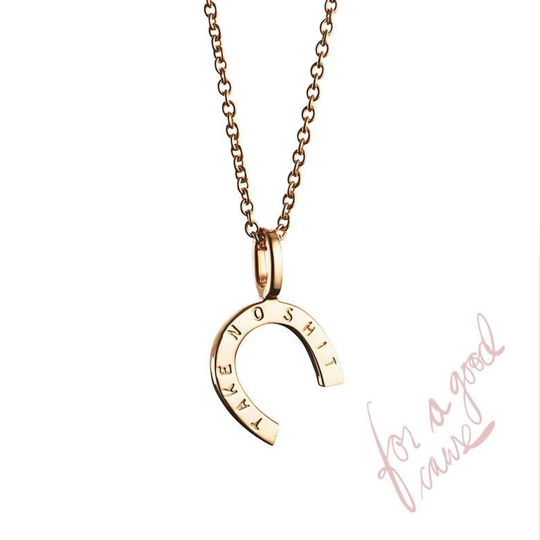 Take No Shit Necklace Gold - Efva Attling halsband - Snabb frakt & paketinslagning - Nordicspectra.se