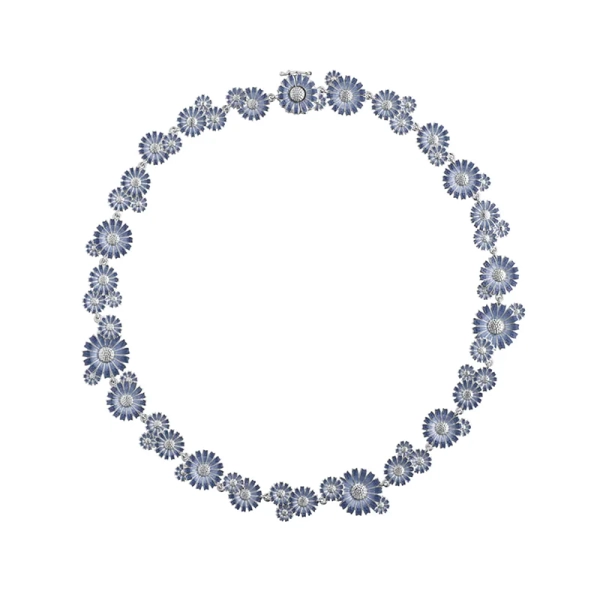 Daisy Blå Collier från Georg Jensen