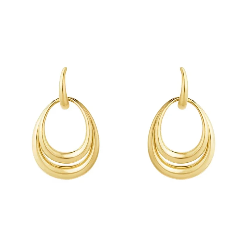 Georg Jensen - Offspring Dubbla &Ouml;rh&auml;ngen Guld