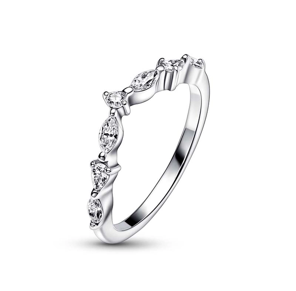Pandora Timeless Wishbone Funkelnde Schliffe Ring von PANDORA, Schneller Versand - Nordicspectra.de