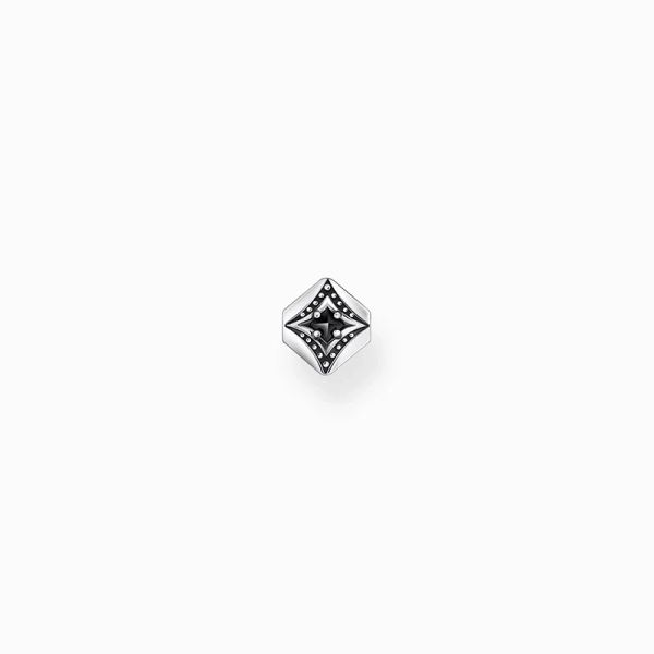 Stiftörhänge med Svart Sten - Thomas Sabo - Snabb leverans & paketinslagning - Nordic Spectra