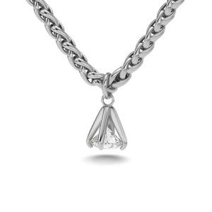 Edblad Solo Necklace i polerat stål med justerbar längd