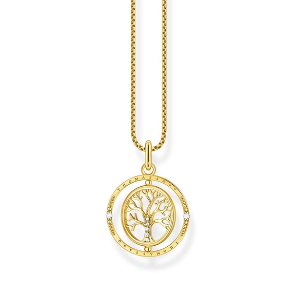 Kette Spinning Tree of Love Gold von Thomas Sabo, Schneller Versand - Nordicspectra.de