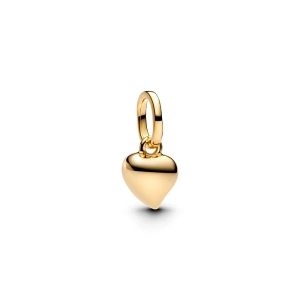 Herzförmiger Mini-Charm-Anhänger Gold aus der Pandora ME-Kollektion