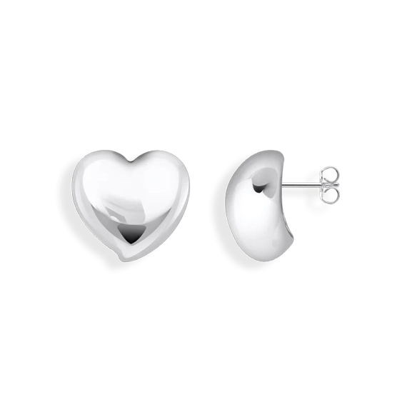 Heart-shaped Stud Earrings - Thomas Sabo - Suuri valikoima & ilmainen lahjapaketointi - Nordic Spectra