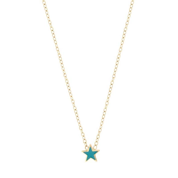 Sky Necklace Kids Blue Gold - Edblad - Snabb frakt & paketinslagning - Nordicspectra.se