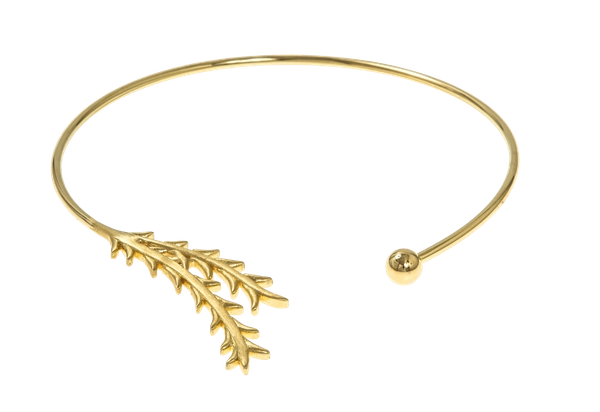 Tree twig bangle neck gold -CU Jewellery - Snabb frakt & paketinslagning - Nordicspectra.se