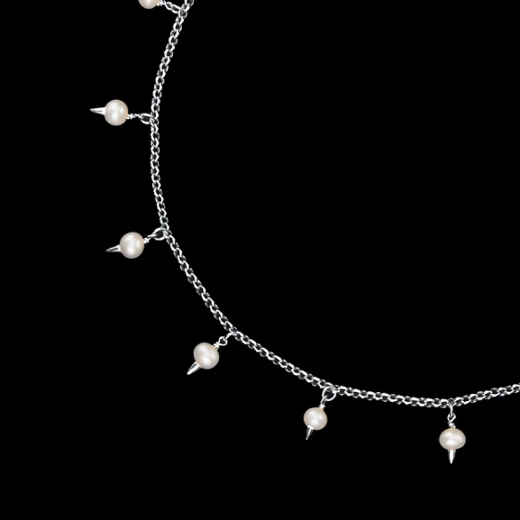 Pierced Pearl Necklace - Maria Nilsdotter - 1-2 dagars leverans - Nordic Spectra