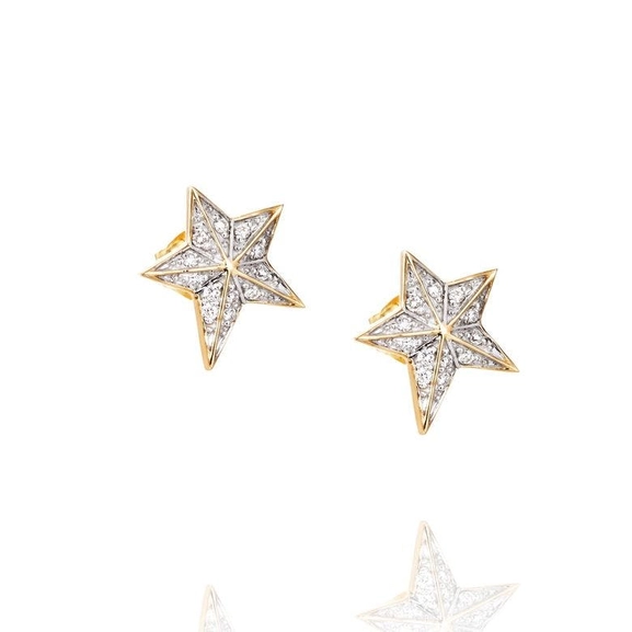 Catch A Falling Star & Stars Ear Gold - Efva Attling örhängen - Snabb frakt & paketinslagning - Nordicspectra.se