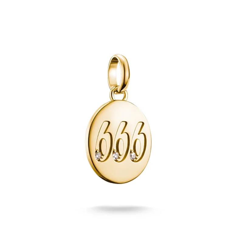 CC Connect Änglanummer 666 Berlock Guld