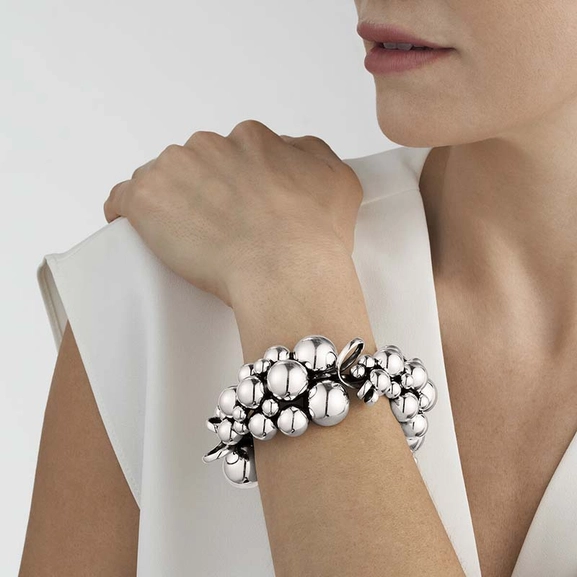 Moonlight Grapes Kraftigt Armband - Georg Jensen armband - Snabb frakt & paketinslagning - Nordicspectra.se
