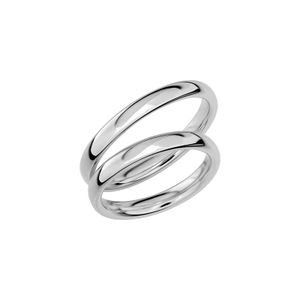 SR1002-3 White Gold - Wedding & engagement rings - Schalins - Scandinavian design - Nordic Spectra