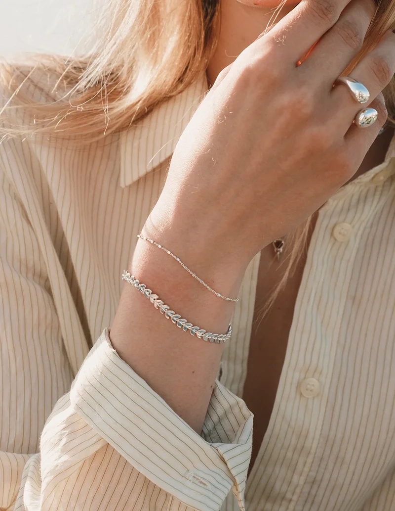 Sheer Station Bracelet Silver - Syster P - Snabb leverans & Gratis paketinslagning - Nordic Spectra