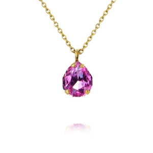 Mini Carlotta Necklace Gold Light Rose - Caroline Svedbom - Nopea toimitus ja lahjapakkaus