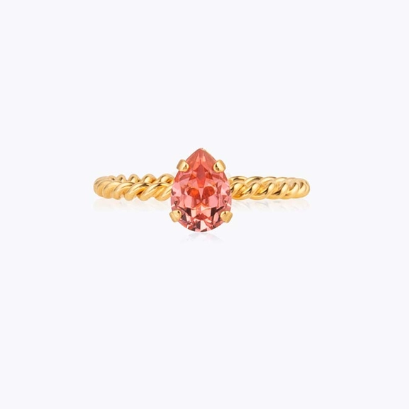 Niki Ring Gold Rose Peach - Caroline Svedbom - Snabb frakt & paketinslagning - Nordicspectra.se