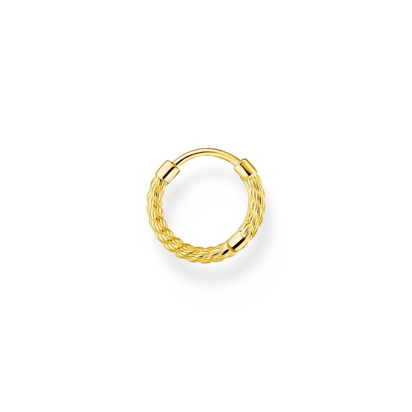 Einzel Creole Seil Gold von Thomas Sabo, Schneller Versand - Nordicspectra.de