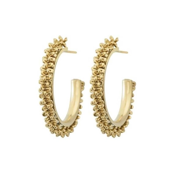 Tinsel Earrings Creole Gold - Edblad - Snabb frakt & paketinslagning - Nordicspectra.se