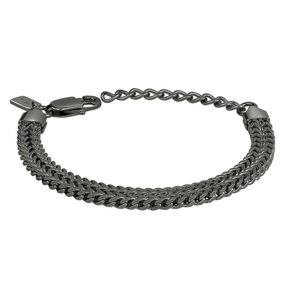 IGGY Double Armband GunMetal - AROCK - Trendiga herrsmycken - Nordic Spectra