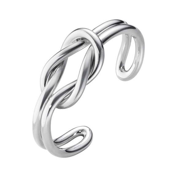 Love Knot Dubbel Armring - Georg Jensen armband - Snabb frakt & paketinslagning - Nordicspectra.se
