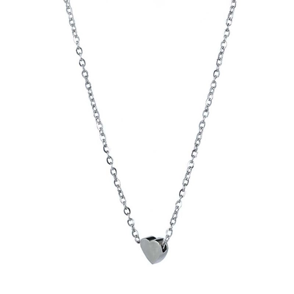 ELISE Kort Halsband Stål - Astrid & Agnes - Snabb frakt & paketinslagning - Nordicspectra.se