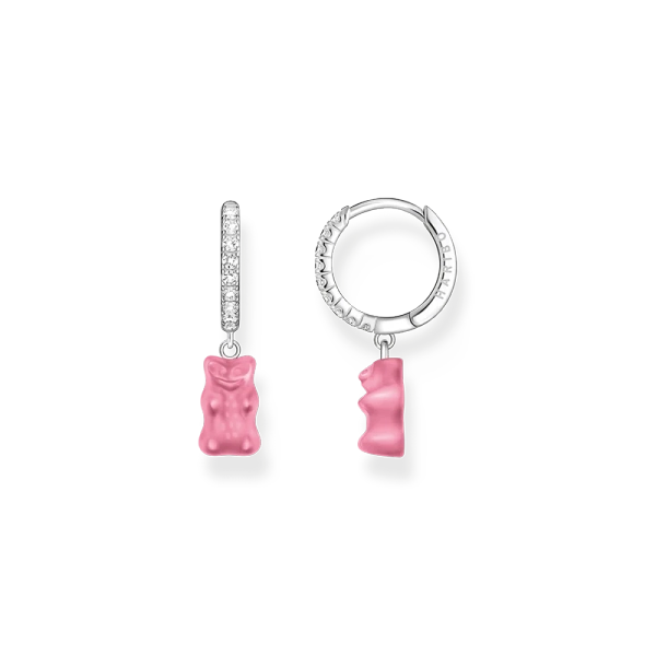 HARIBO Mini Singelcreol Rosa Gummibjörn med Glittrande Stenar - Thomas Sabo - Snabb leverans & paketinslagning - Nordic Spectra