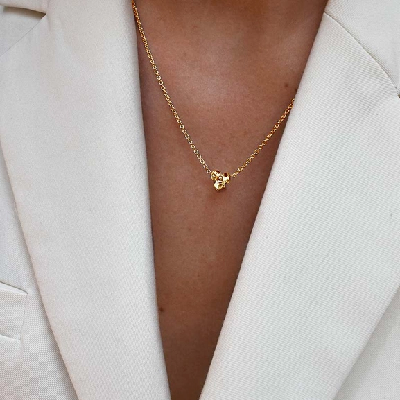 Lotus Necklace Gold - Drakenberg/Sjölin - Suuri valikoima & ilmainen lahjapaketointi - Nordicspectra.fi