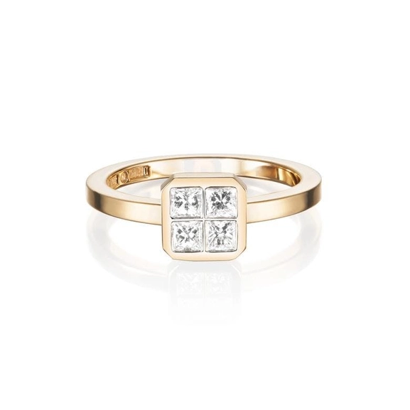 4 Love Ring 0.40 ct Gold - Efva Attling ringar - Snabb frakt & paketinslagning - Nordicspectra.se