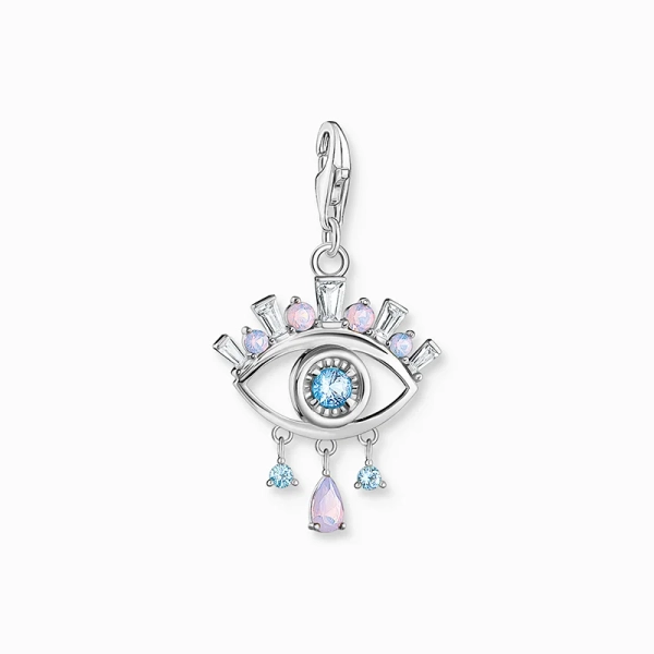 Charm-Anhänger Nazar's Auge mit Steinen Silber - Thomas Sabo - Nordic Spectra