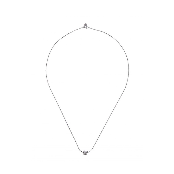 Bear Long Neck Silver 70 cm -CU Jewellery - Snabb frakt & paketinslagning - Nordicspectra.se