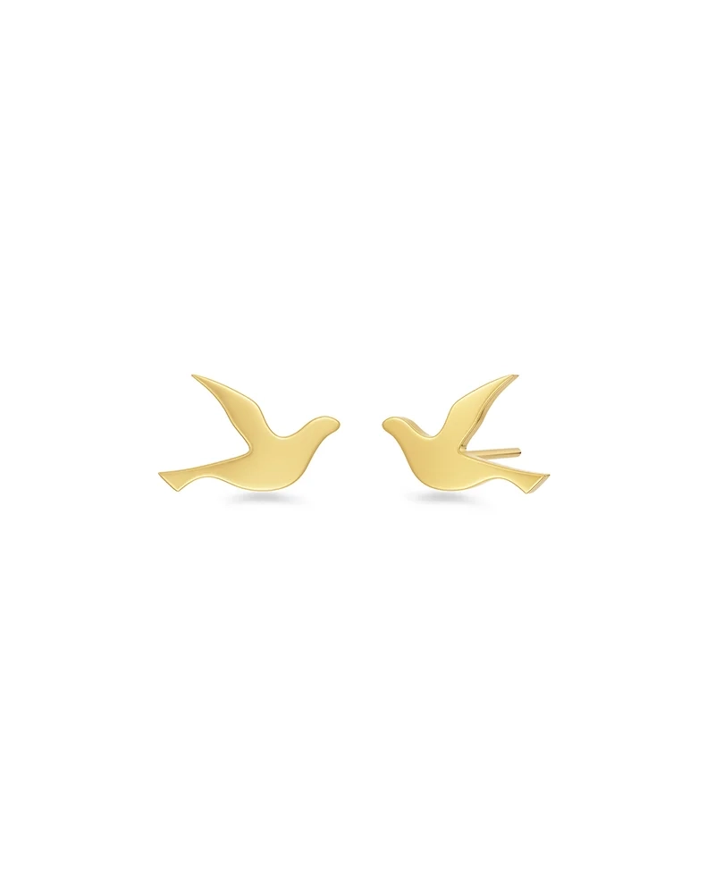 Dove Studs Small Gold