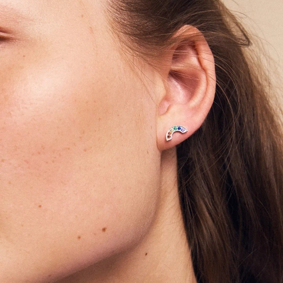 Rainbow Studs Steel - Edblad - Snabba leveranser - Gratis paketinslagning