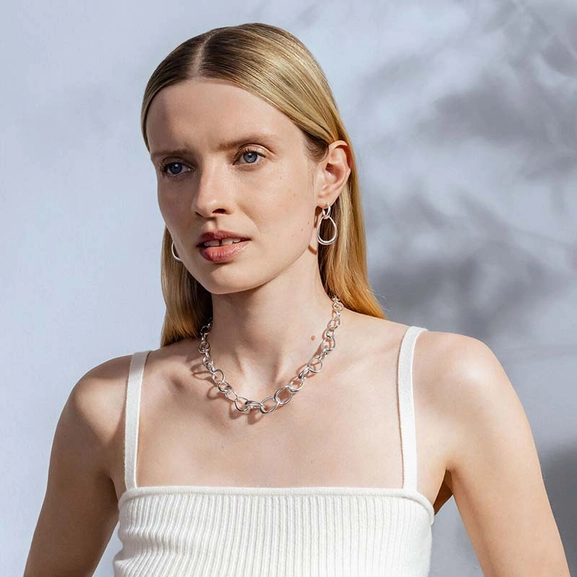 Offspring Ohrringe Groß von Georg Jensen, Schneller Versand - Nordicspectra.de
