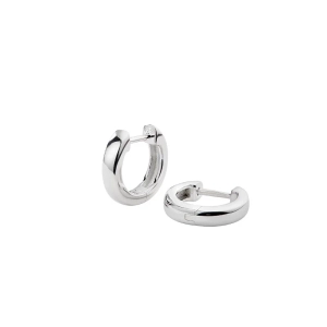 Cavelle Small Plain Hoops Silver – pienet