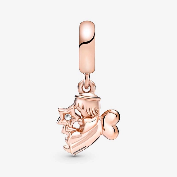 Heart Winged Angel Hängberlock Rosé - PANDORA - Snabb frakt & paketinslagning - Nordicspectra.se