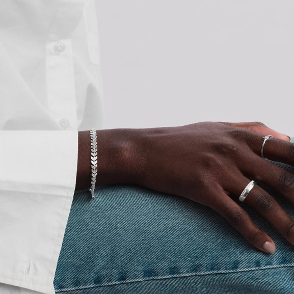 Layers Olivia Bracelet Silver - Syster P - Snabb leverans & Gratis paketinslagning - Nordic Spectra