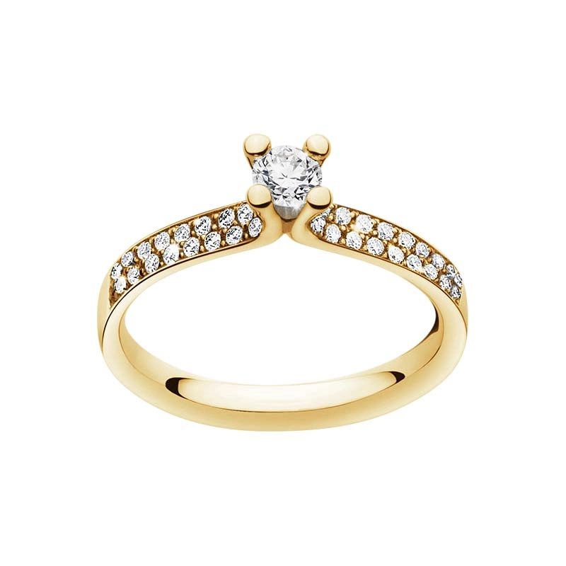 Magic Solitär 0.33 ct Guld