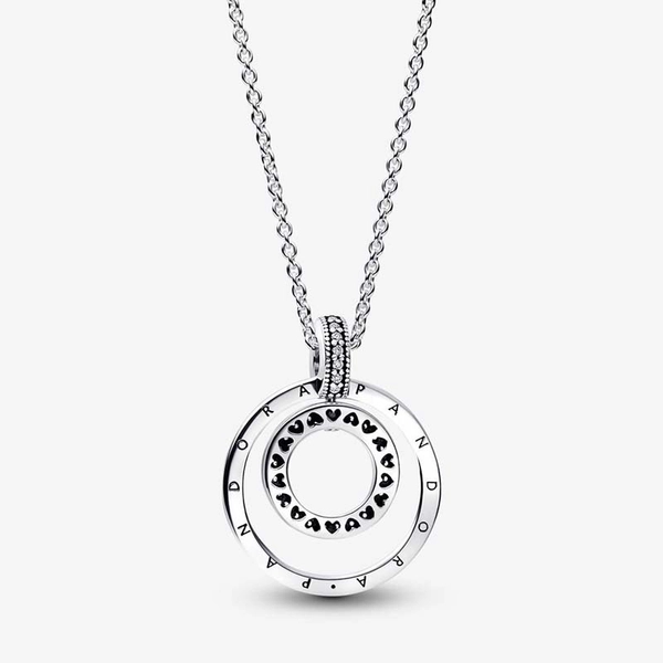 Pandora Signature Pavé & Beads Pendant & Necklace - PANDORA - Snabb frakt & paketinslagning - Nordicspectra.se