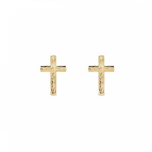 Branch Cross Pin Earring Gold von Emma Israelsson, Schneller Versand - Nordicspectra.de