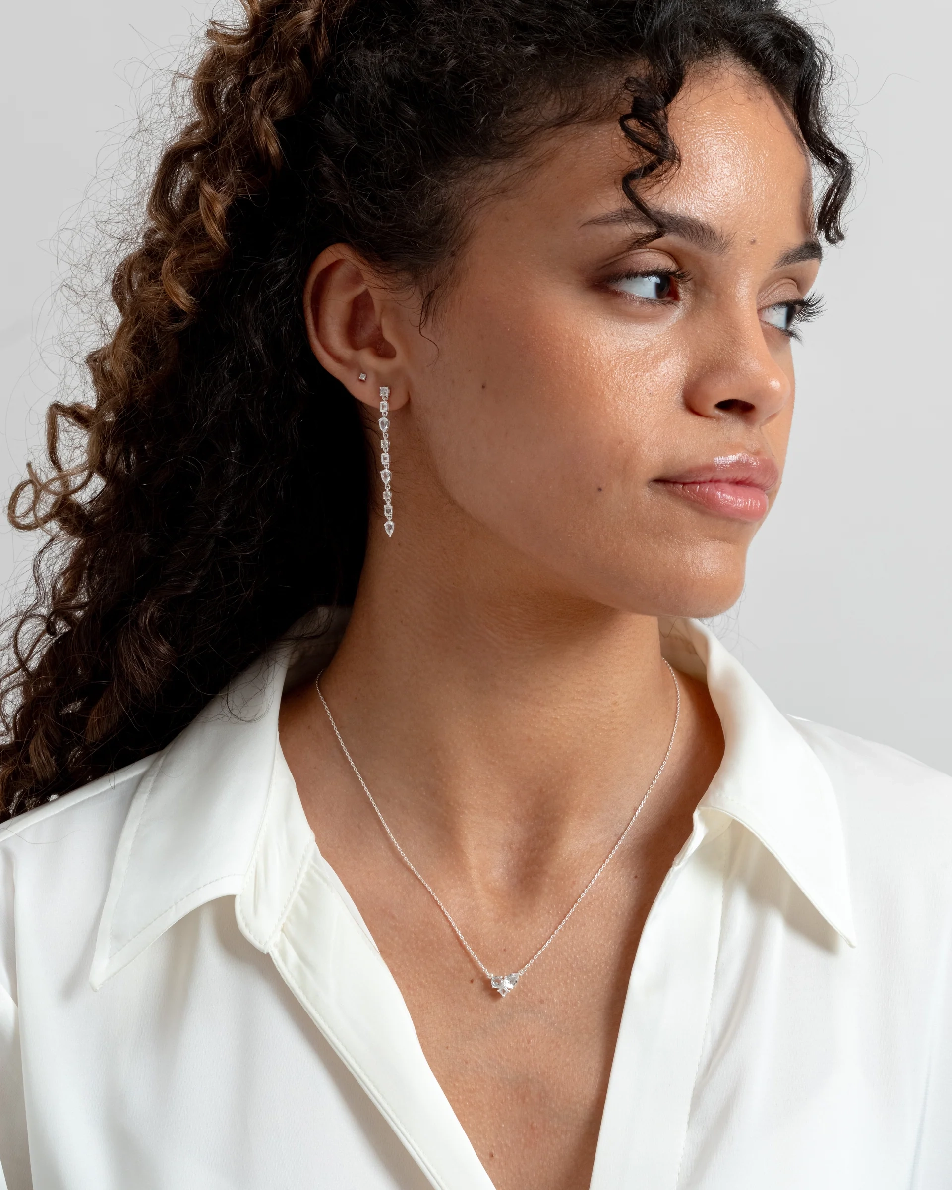 Pam Long Earrings Silver från Syster P