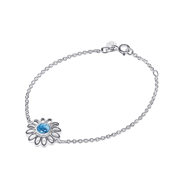 Love Palette Armband Akvamarin - Snabb frakt & fri paketinslagning - Nordicspectra.se