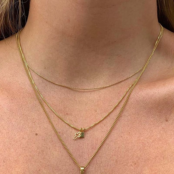 Trust Pendant Necklace Gold -CU Jewellery - Snabb frakt & paketinslagning - Nordicspectra.se