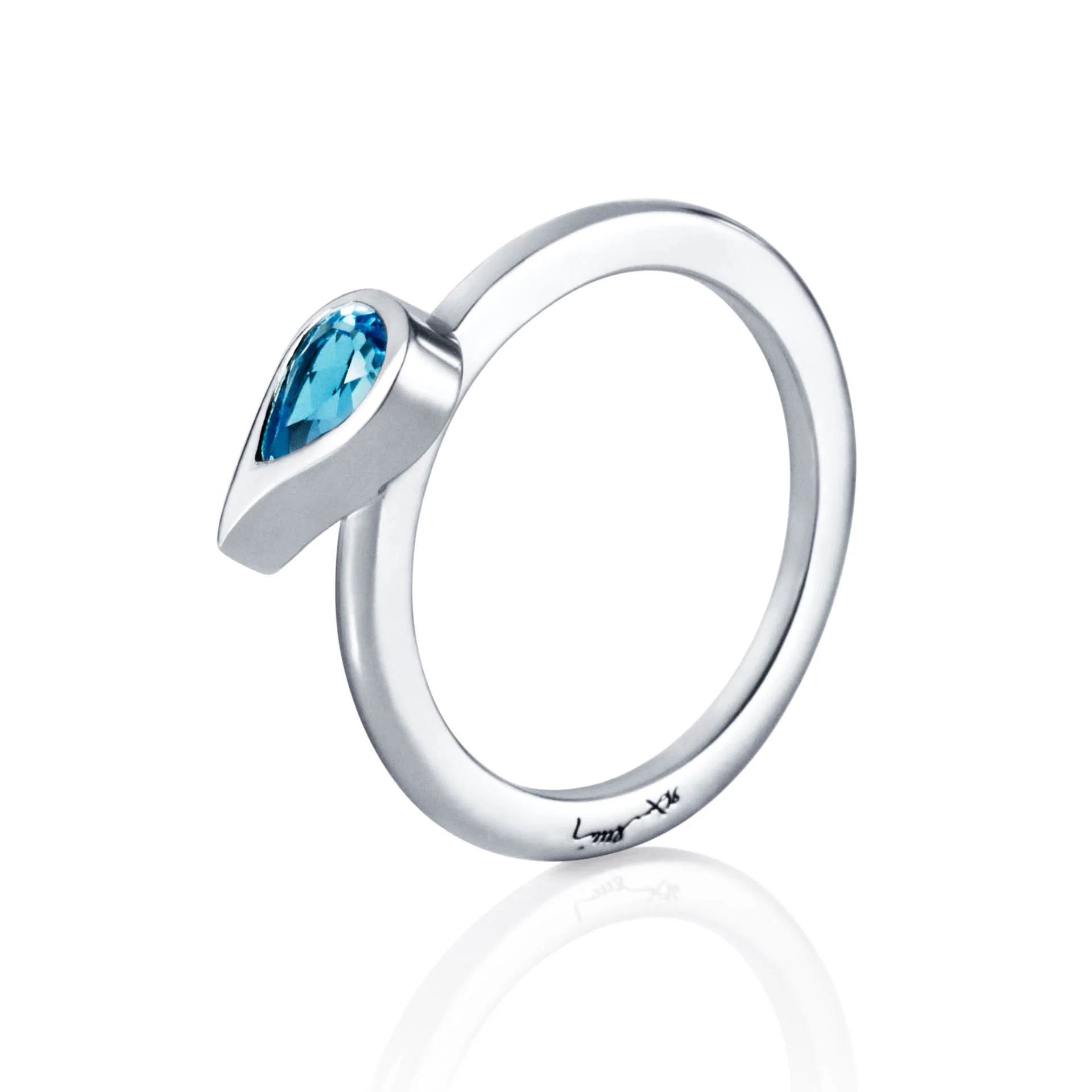 Sparkle Of Life Ring Blue Topaz