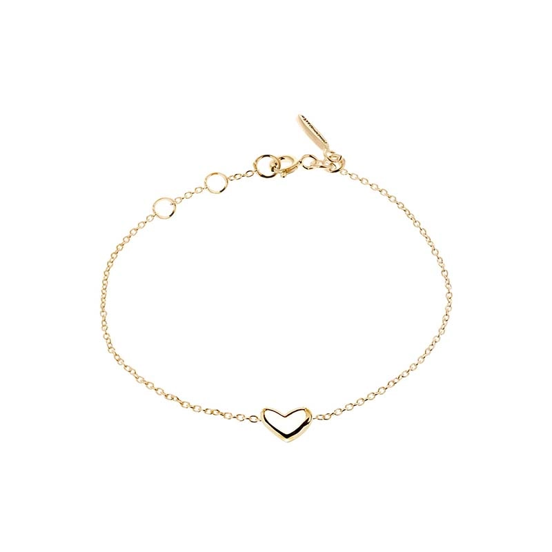 Drakenberg Sj&ouml;lin - Loving Heart Medium Single Bracelet Gold