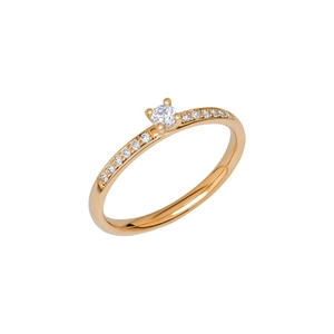 Glint A02 Gold - Wedding & engagement rings - Schalins - Scandinavian design - Nordic Spectra