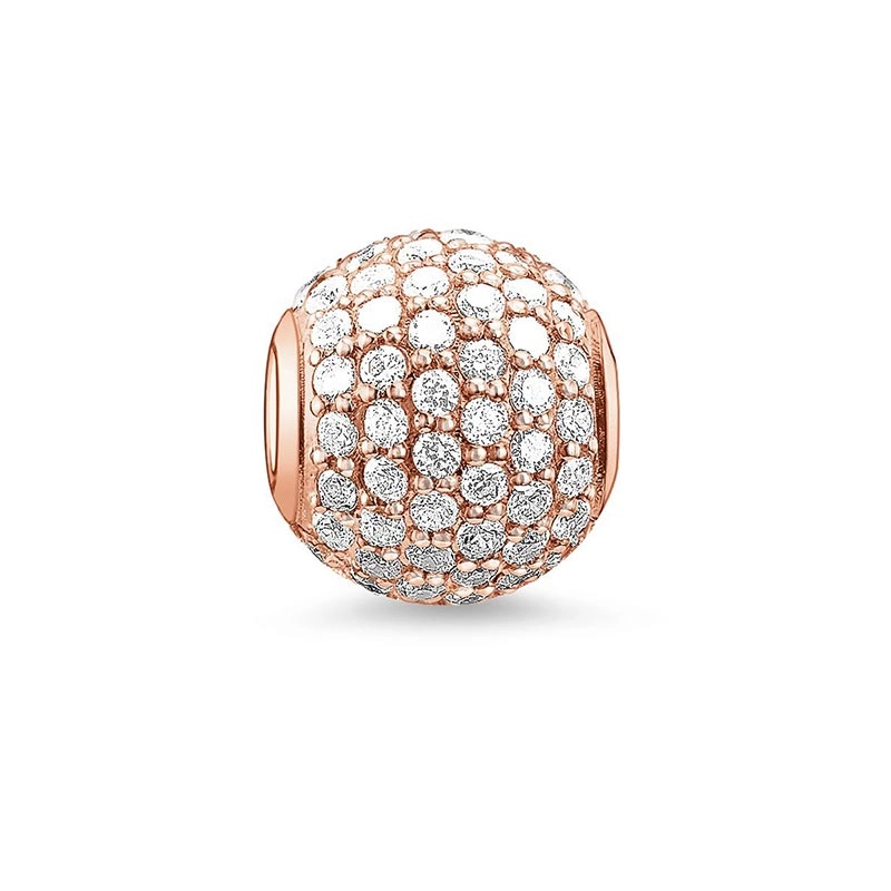 Karma Bead Pavé Rosé