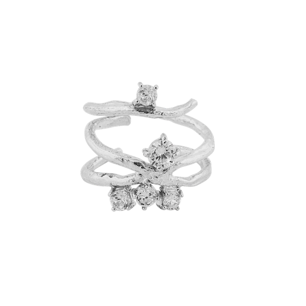 One Big Stone Ring Silver -CU Jewellery - Snabb frakt & paketinslagning - Nordicspectra.se