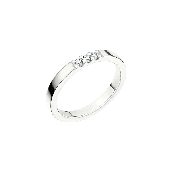 Lycka 0.09 Silver - Vigsel- & förlovningsringar - Schalins - Fri storleksändring* - Nordic Spectra