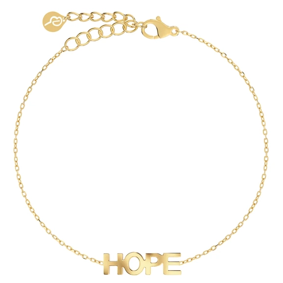 Hope Bracelet Gold - Edblad - Snabb leverans - Gratis paketinslagning